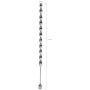 Beauty Molly Stainless Steel Urinary Plug Beaded Stimulate urethral Dilator Masturbation Rod Male Beaded urethral Sounds Medical Themed Penis Plug, 6.1 inch Beauty Molly Stainless Steel Urinary Plug Beaded Stimulate urethral Dilator Masturbation Rod Male Beaded urethral Sounds Medical Themed Penis Plug, 6.1 inch