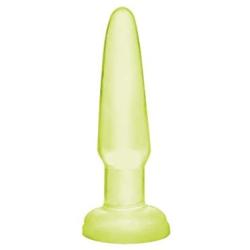 Basix Beginners Butt Plug, Glow In The Dark