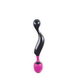 Adrien Lastic Symphony Wand Massager, Neon Pink/Black, 8.25 Inch