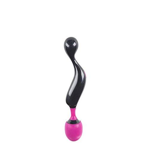 Adrien Lastic Symphony Wand Massager, Neon Pink/Black, 8.25 Inch