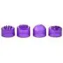 Shibari Pocket Pleasure Waterproof Mini Massager with 4 Attachments (Purple) Shibari Pocket Pleasure Waterproof Mini Massager with 4 Attachments (Purple)