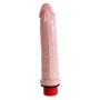 Pure Love 6" Realistic Penis Vibrating Dildo Dong, Flesh Color, Adult Sex Toy