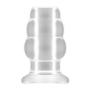 Number 51 Large Hollow Tunnel Butt Plug 5 Inch Translucent