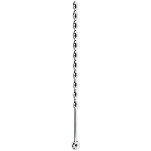 Eastern Delights Elite Stainless Steel Beads Urethral Plug, Small Eastern Delights Elite Stainless Steel Beads Urethral Plug, Small