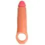 Curve Novelties 2 Inch Penis Enhancer with Ball Strap Flesh Curve Novelties 2 Inch Penis Enhancer with Ball Strap Flesh