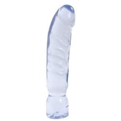 Doc Johnson Crystal Jellies - 12 Inch Big Boy - Clear