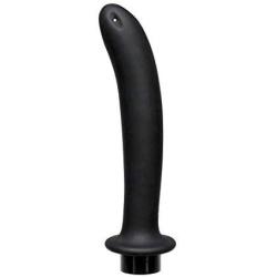 KINK By Doc Johnson Flow Extra Deep Silicone Anal Douche Accessory, Black