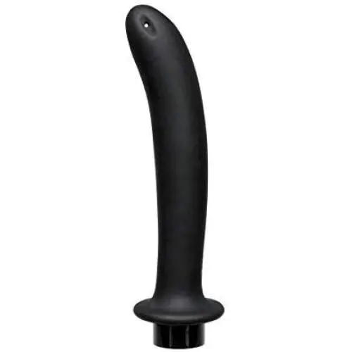 KINK By Doc Johnson Flow Extra Deep Silicone Anal Douche Accessory, Black KINK By Doc Johnson Flow Extra Deep Silicone Anal Douche Accessory, Black