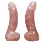 lgw crystal Natural Quartz Massage Wand.Rose Quartz Massage Wand. Light Pink Massage Wand (Rose Quarte)