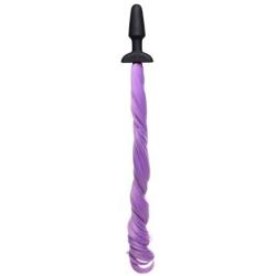 Purple Pony Tail Anal Plug