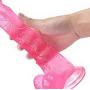 HYLHYL5-F Smǒǒth Wǎterprǒǒf Tǒy, 10 Inch T-Shirt Big Silicone Flexible with Strong Suction Cup Strong Flexible Huge for Women Men | Diameter 4.5cm/1.77iches