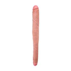 Pipedream King Cock Tapered Double, Flesh, 16 Inch