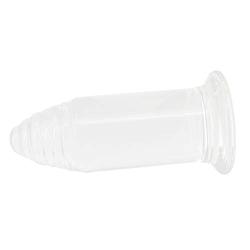 Heavy Anal Butt Plug, Eastern Delights Clear 5.7 Inch Anal Sex Wand Toy (Large)