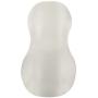 Doc Johnson Mood - Exciter - ULTRASKYN - Dual Texture Stroker - Narrow Side Has Massage Beads, Wide Side Has Thick Ribbing - Discrete - Male Masturbator - Frost