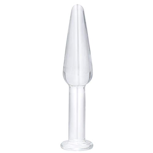YiFeng 7 Types Crystal Glass Anal Butt Plug, G-spot Stimulator Anal Trainer Adult Sex Toy (Style 5)