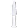 YiFeng 7 Types Crystal Glass Anal Butt Plug, G-spot Stimulator Anal Trainer Adult Sex Toy (Style 5)