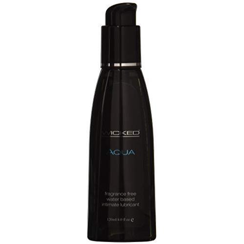 Wicked Sensual Care Wicked Aqua Water Based Lubricant Unscented 4 Oz