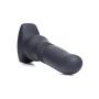 Thunderplugs Silicone Vibrating and Thrusting Plug with Remote Control, Black, 1 Count