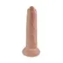 King Cock Strap-on Harness with 9 Inch Uncut Cock, Tan King Cock Strap-on Harness with 9 Inch Uncut Cock, Tan