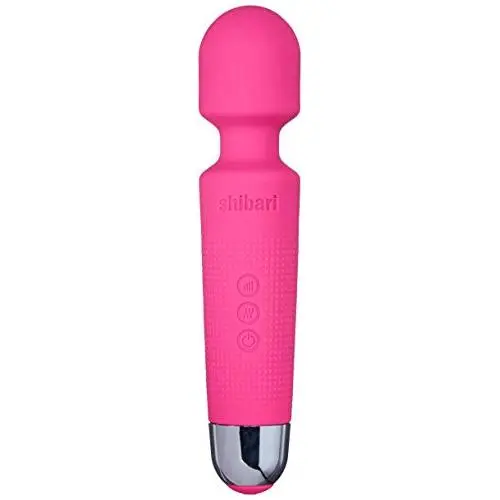 SHIBARI Mini Halo,The Original Compact Power Wand Massager, Wireless, 20x Multi-Speed Vibrations (Pink) SHIBARI Mini Halo,The Original Compact Power Wand Massager, Wireless, 20x Multi-Speed Vibrations (Pink)