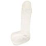 Roxy Sex Toys Dildo for Women 4.5” Small G Spot & Anal Clear Ribbed Penis Head Dong Vaginal Masturbation for Beginners