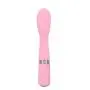 Pure Love Silicone G-Spot Vibrator Pink, Rechargeable and Multi Speed with Swarovski Crystal Button, Pretty Quilted Vibrator Pure Love Silicone G-Spot Vibrator Pink, Rechargeable and Multi Speed with Swarovski Crystal Button, Pretty Quilted Vibrator