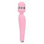 Pure Love Silicone Vibrating Wand and Personal Massager, Pink Color, Rechargeable and Multi-Speed with Swarovski Crystal Button, Quilted Handle, Adult Sex Toy, Body Massager Pure Love Silicone Vibrating Wand and Personal Massager, Pink Color, Rechargeable and Multi-Speed with Swarovski Crystal Button, Quilted Handle, Adult Sex Toy, Body Massager