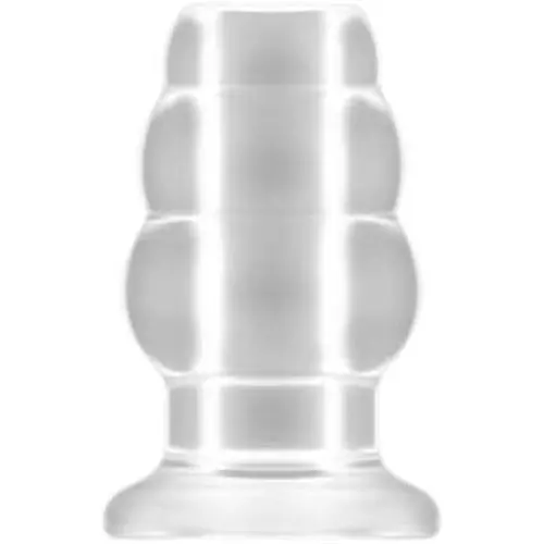 Number 49 Small Hollow Tunnel Butt Plug 3 Inch Translucent Number 49 Small Hollow Tunnel Butt Plug 3 Inch Translucent