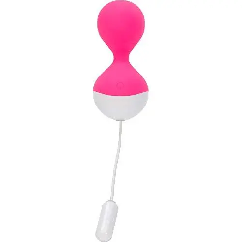 Pure Love Vibrating Silicone Kegel Exercise Balls for Beginners & Advanced, Pelvic Strengthening and Tightening, Pink Color Massage Balls, Clitoral Stimulator, Vibrator Pure Love Vibrating Silicone Kegel Exercise Balls for Beginners & Advanced, Pelvic Strengthening and Tightening, Pink Color Massage Balls, Clitoral Stimulator, Vibrator