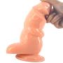 Huge Bendable Stick with Powerful Base Ultra-Soft Skin-Friendly Realx Rod for Women Men(8.5inch)