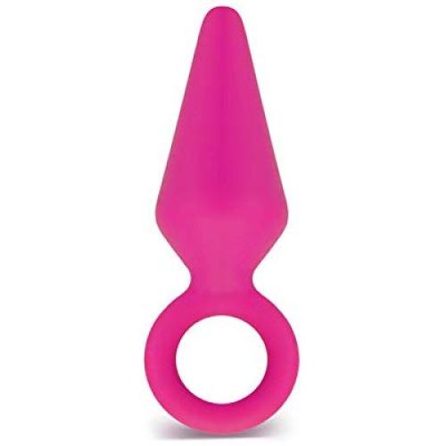 Luxe Candy Rimmer Butt Plug, Fuchsia, Medium