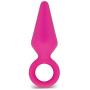 Luxe Candy Rimmer Butt Plug, Fuchsia, Medium