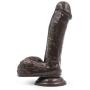 Labibing Realistic Real Soft Realistic-Ďìld`ɔ Waterproof Tools for Women Female-7.5 Inch, Pleasure Stick for Women Labibing (Color : Brown)