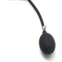 SMspade Leather Mouth Gag Adjustable Inflatable Dildo Gag Silicone Black