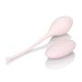 CalExotics Inspire Vibrating Remote Kegel Exerciser – Silicone Kegel Weight - Hands Free Pelvic Floor Exercises - Waterproof Sex Toy For Couples - Pink