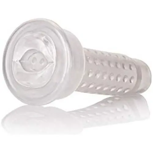 CalExotics Optimum Series Stroker Mouth Pump Sleeve - Male Silicone Masturbation Sleeve - 6.25 Inch Adult Male Masturbator Sex Toy – Clear CalExotics Optimum Series Stroker Mouth Pump Sleeve - Male Silicone Masturbation Sleeve - 6.25 Inch Adult Male Masturbator Sex Toy – Clear