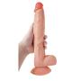 HYLHYL5-F Stràp ón Màssàgìng Wànd, Realistic Relax Toy Soft Double Side Massaging Relax Shaking Toys for Woman Skin Color PVC Material Overall Length: 29cm/11.4in