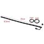 Taroi Silicone Urethral Sound Peňǐs Plug 35 cm Hollow Male Māsturbator Urethral Stimulation Sounding Urethral Dilators Catheter