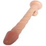 QJFYJ-001 Relax Soft Long Flexible Handheld Wand Toy Real Massager Flesh 12inch