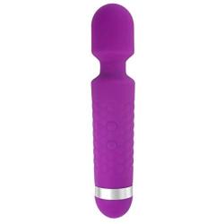 LoveI Silicone USB Rechargeable 12 Speed Vibrating Wand Personal Massager Vibrator Unisex