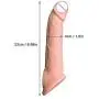 Silicone Reusable Pêʼniš Sleeve Flexible Gláns Sleeve Pêʼniš Enĺargement Extender for Men - King Size Silicone Reusable Pêʼniš Sleeve Flexible Gláns Sleeve Pêʼniš Enĺargement Extender for Men - King Size