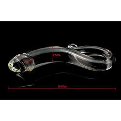 Medical-Grade Crystal Glass Huge Double Head Glass Stick for Women Men Back and All Over Body Deep Tissue Muscle Therapy