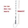 Urethral Sounds Plug for Men, Eastern Delights 5.12 Inches Stainless Urethral Sounding Rod, Large