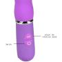 Zcargel Waterproof 10 Frequency Bead Wand Vibrator Clitoral G-spot Stimulation Soft Silicone Strong Powerful Vibrating best Masturbation for Women