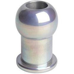 Master Series Hollow Aluminum Anal Plug, Small/Medium