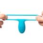 PlusOne Vibrating Ring, Tantalizing Teal, 0.22 Pound