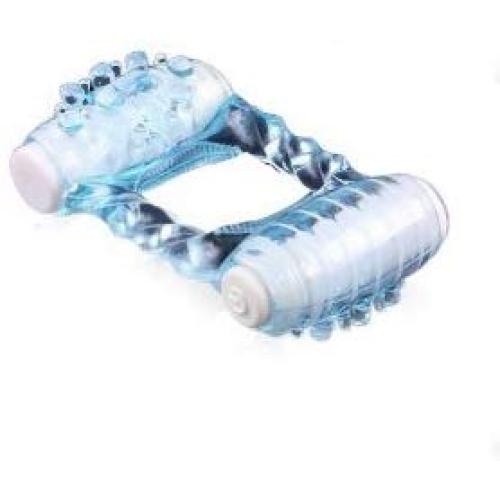 Nearbaby Sex Toy Double Ding Ding Vibrating Cock Ring Control Penis Ring Vibrator, Penis Sleeve, Stimulate Stimulator Massager