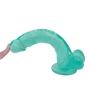 Lfcmf 10.23 Inch Soft Male Women D-í-l&dɔ PVC Material Female Relaxation Massager (Color : Green)
