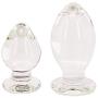 Eastern Delights Rock The Hell Huge Glass Butt Plug,G-spot Crystal Anal Plug Bum Plug Pleasure Wand Anal Trainer Sex Toy (Extra Large)