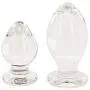 Eastern Delights Rock The Hell Huge Glass Butt Plug,G-spot Crystal Anal Plug Bum Plug Pleasure Wand Anal Trainer Sex Toy (Extra Large)